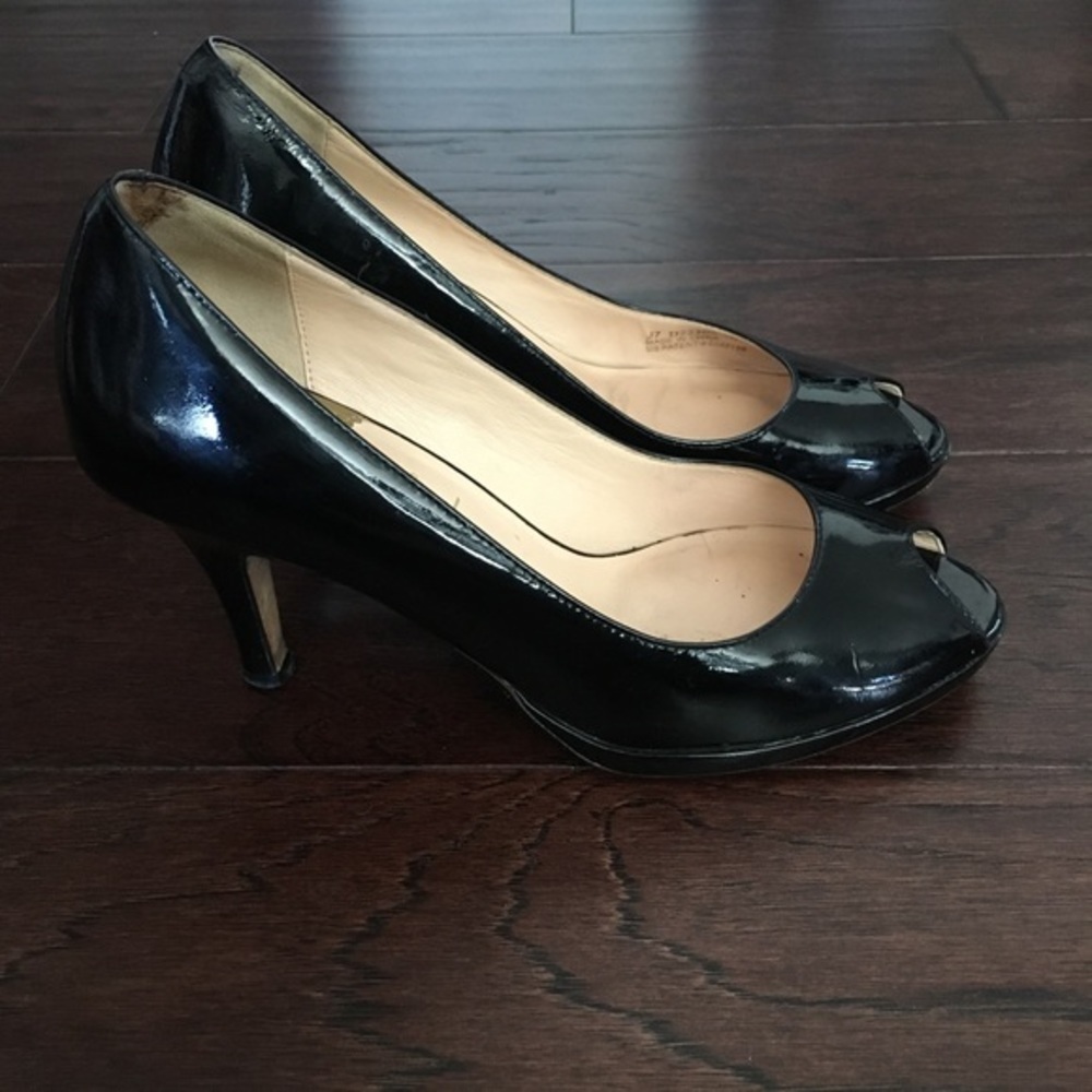Cole Haan peep toe heels - Picture 5 of 7